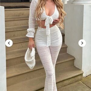 Desert Vibes Pant Set - White